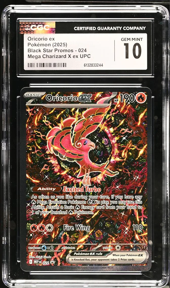 2025 #024 Oricorio ex CGC 10 Black Star Promos - Mega Evolution MEP EN - English