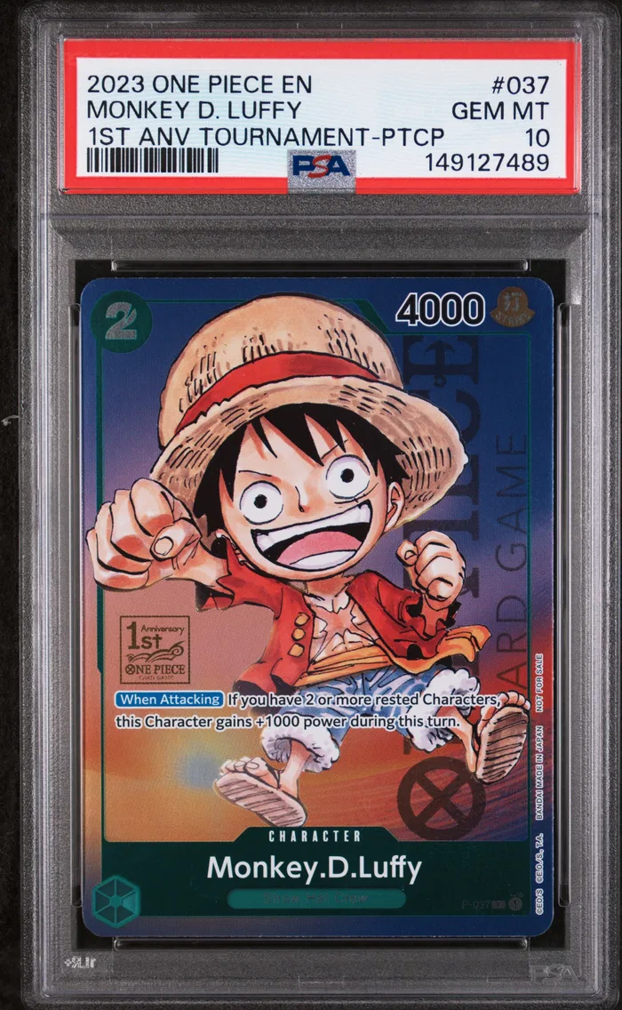 2023 #037 Monkey D. Luffy PSA 10 One Piece Promos