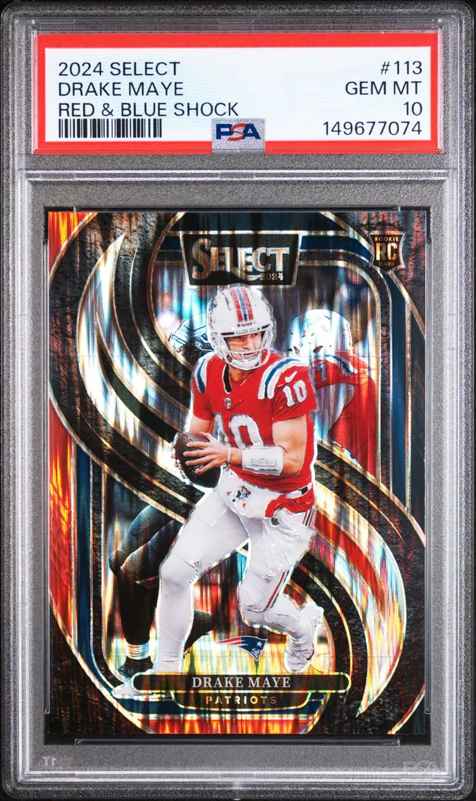 2024 #113 Drake Maye PSA 10 Panini Select