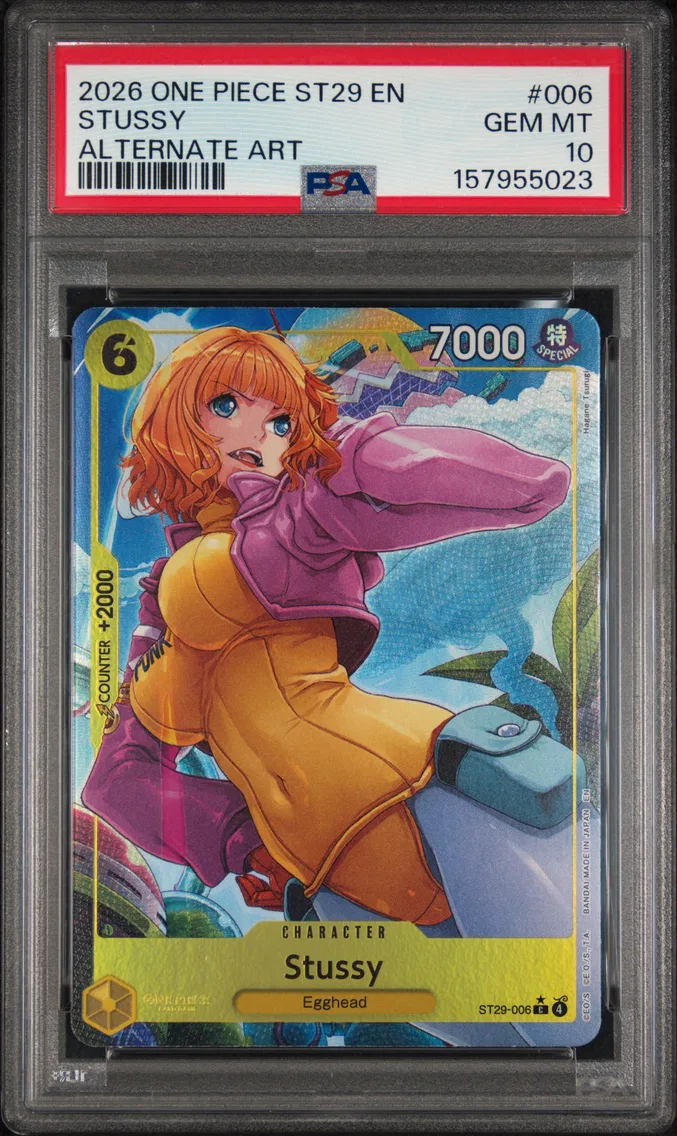 2026 #006 Stussy PSA 10 One Piece Starter Deck ST29-Egghead