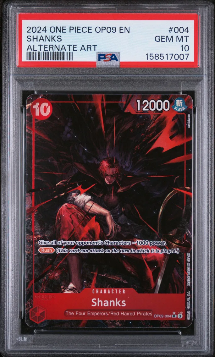 2024 #004 Shanks PSA 10 One Piece OP09-Emperors in the New World