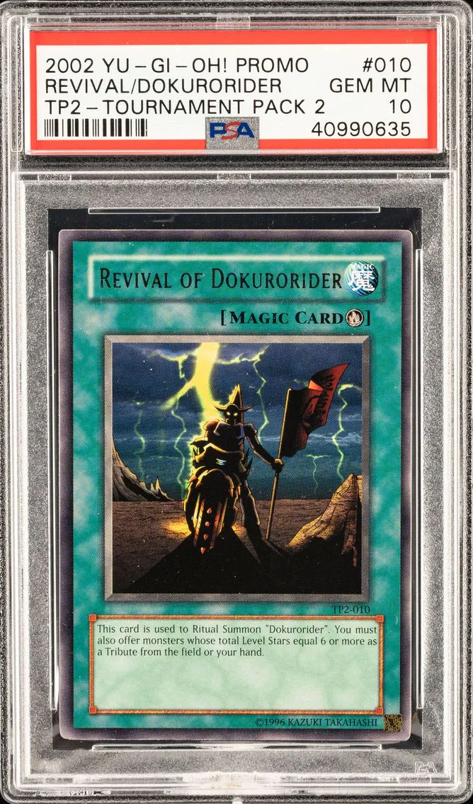 REVIVAL OF DOKURORIDER TP2-010 TOURNAMENT PACK 2 2002 PSA 10