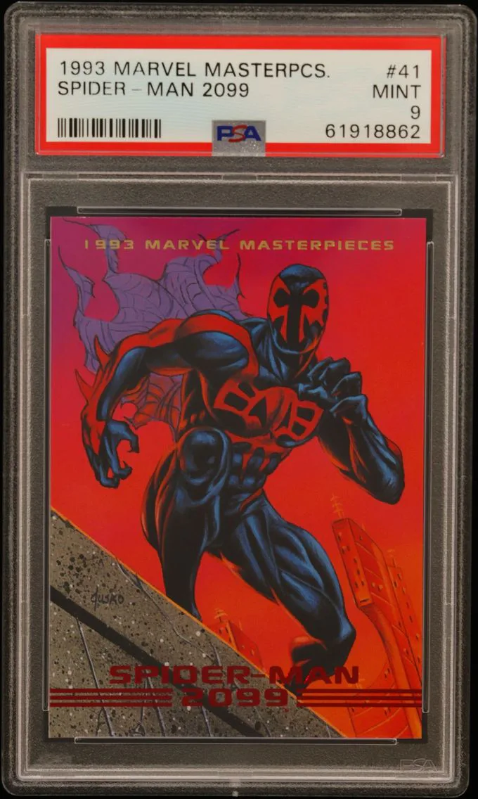 1993 #41 Spider-Man 2099 PSA 9 Marvel Masterpieces
