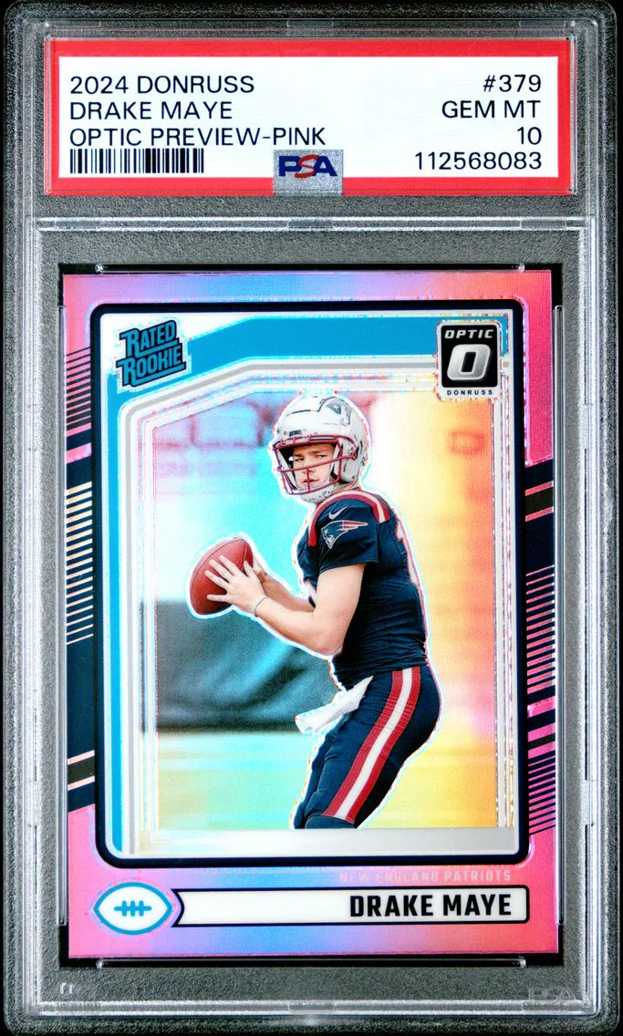 2024 #379 Drake Maye PSA 10 Panini Donruss