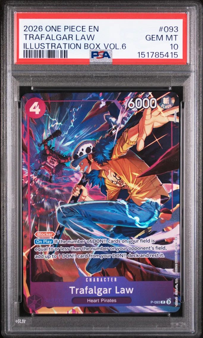 2026 #093 Trafalgar Law PSA 10 One Piece Promos