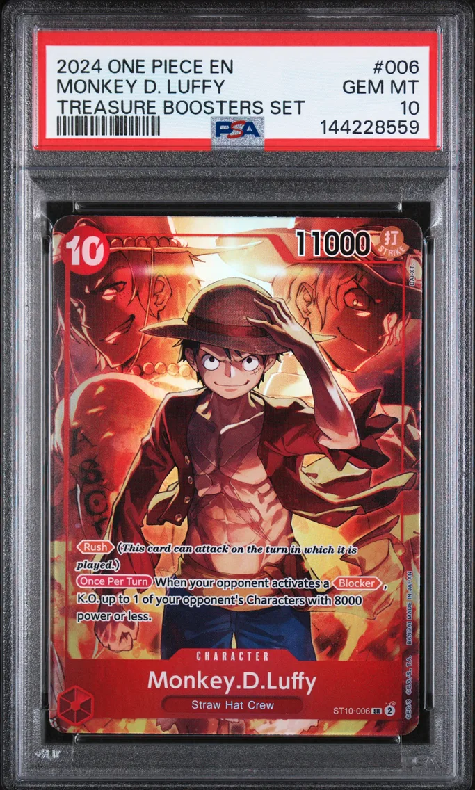 2024 #006 Monkey D. Luffy PSA 10 One Piece Promos