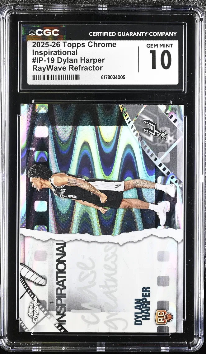 2025 #IP-19 Dylan Harper CGC 10 Topps Chrome