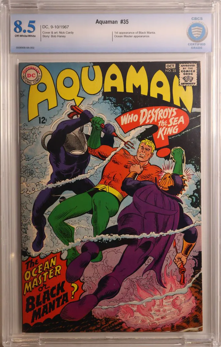 1967 #NA 1967 Aquaman #35 CBCS 8.5 DC Comics CBCS 8.5