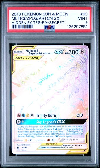 Full Art/Moltres & Zapdos & Articuno GX #69