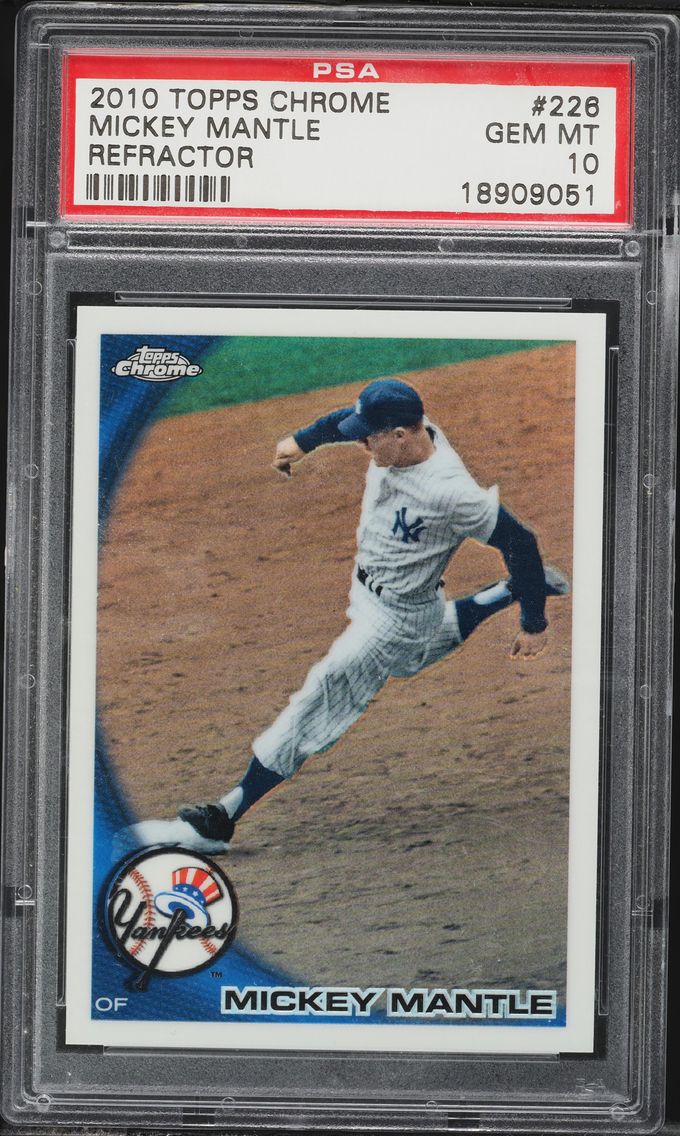 2010 #226 Mickey Mantle PSA 10 T