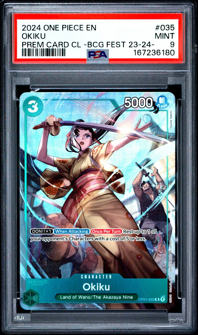 2024 #035 Okiku PSA 9 One Piece Premium Card Collection -Bandai Card Games Fest 23-24 Edition-