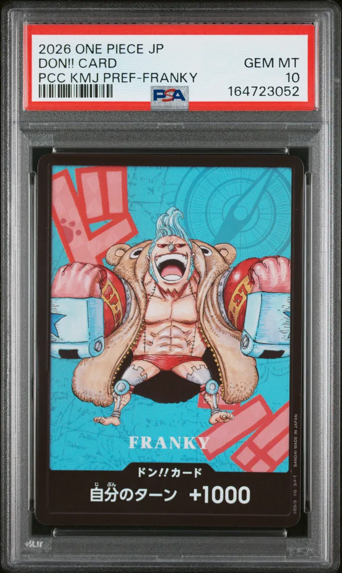 2026 #NA Don!! Card PSA 10 One Piece Japanese Premium Card Collection Kumamoto Prefecture Special