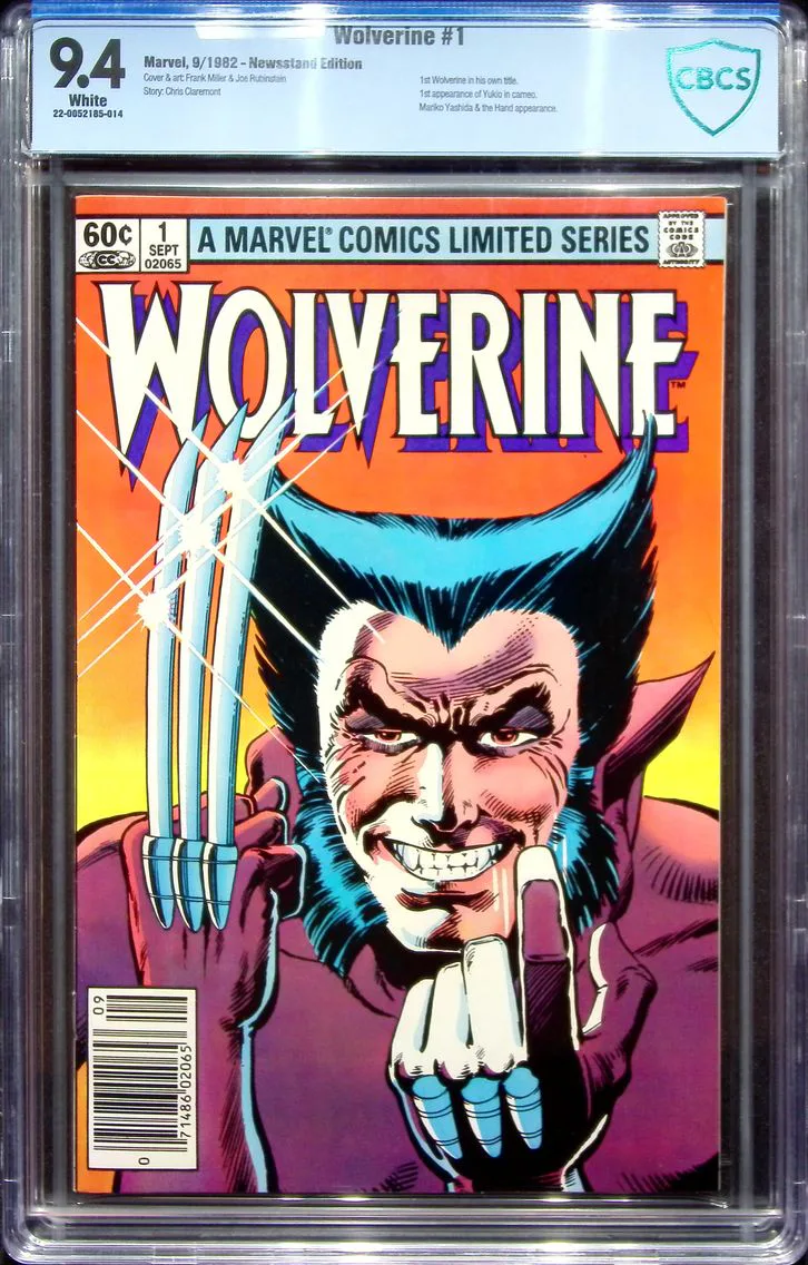 1982 Wolverine #1 CBCS 9.4 Marvel Comics