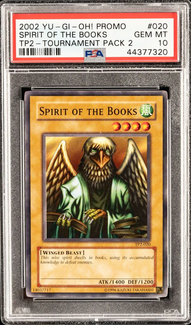 SPIRIT OF THE BOOKS TP2-020 TOURNAMENT PACK 2 2002 PSA 10