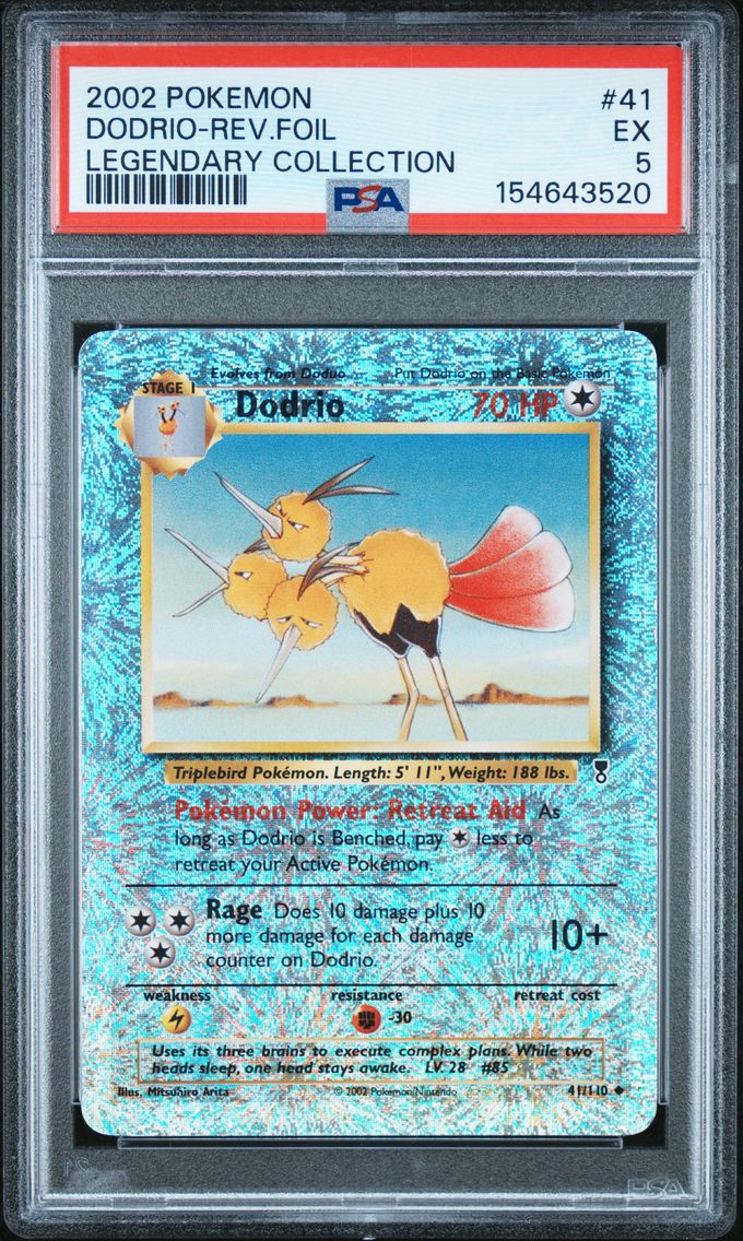 2002 #41 Dodrio-Reverse Foil PSA