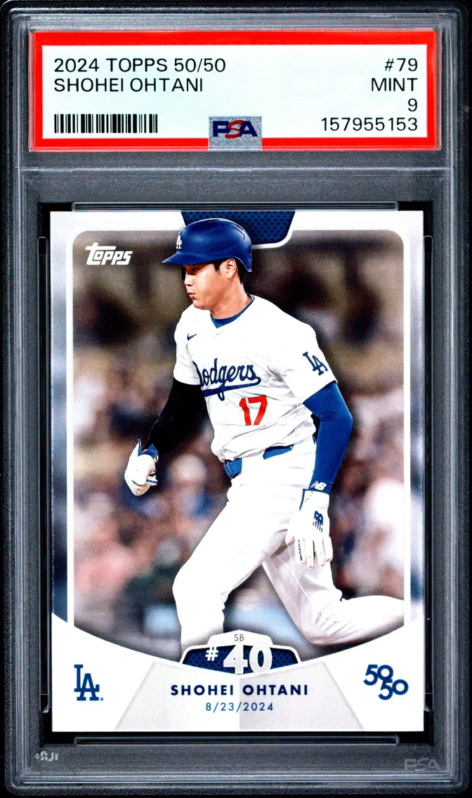 2024 #79 Shohei Ohtani PSA 9 Topps 50/50 Shohei Ohtani