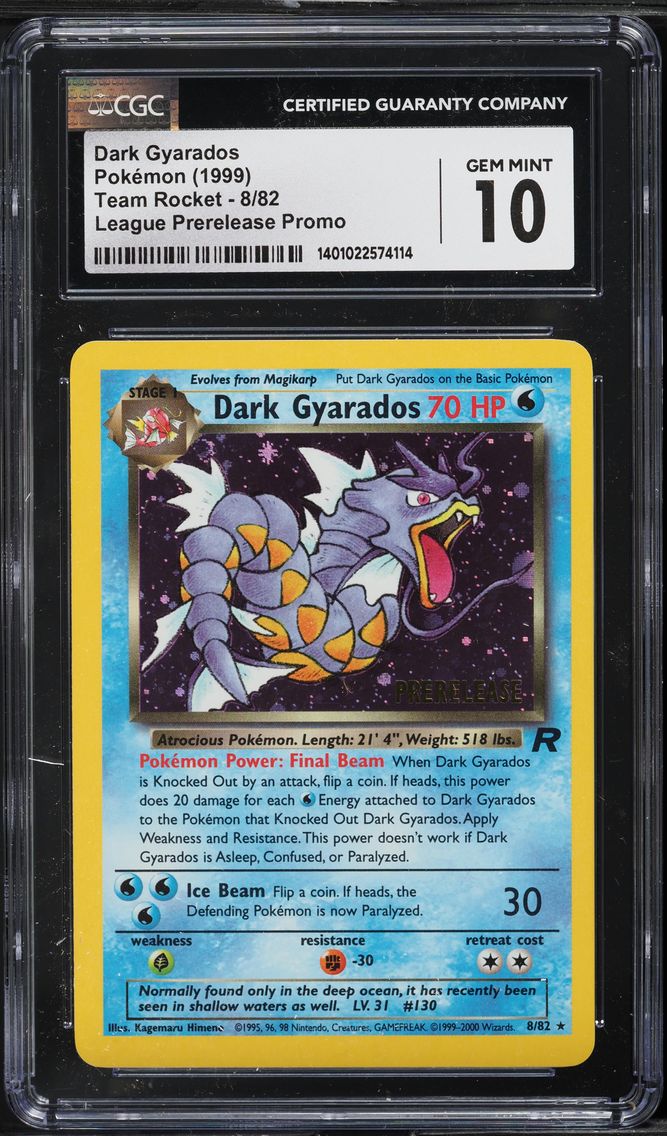 2000 #8 Dark Gyarados-Holo CGC 1