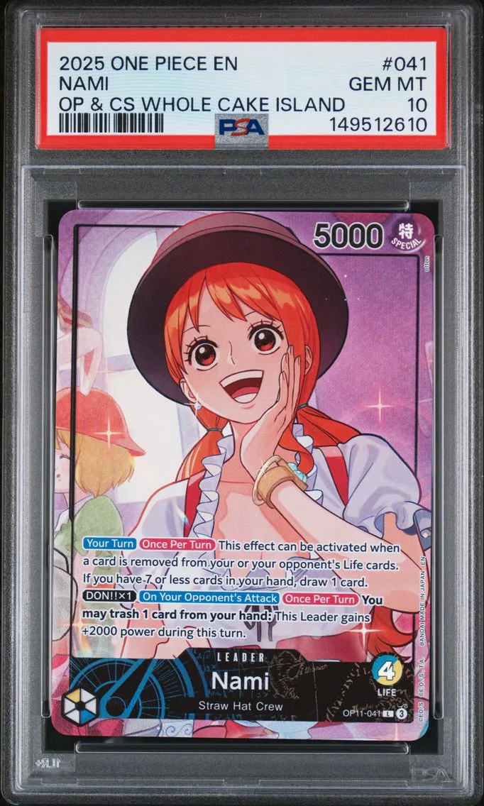 2025 #041 Nami PSA 10 One Piece 