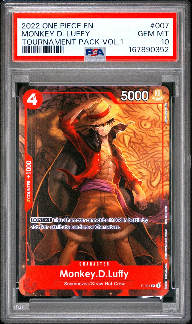 2022 #007 Monkey D. Luffy PSA 10 One Piece Promos