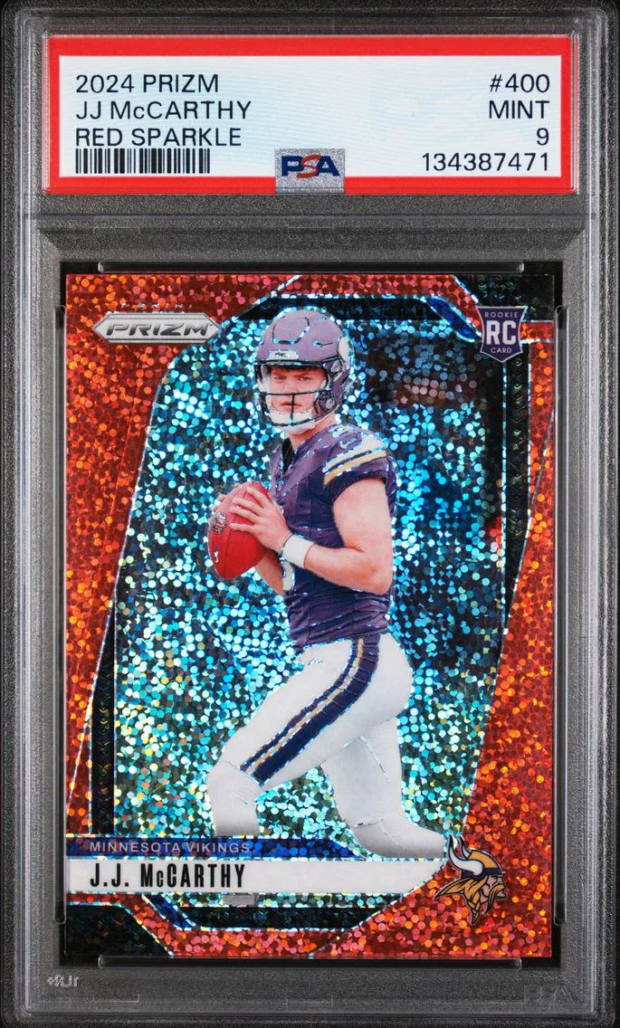 2024 #400 JJ McCarthy PSA 9 Panini Prizm
