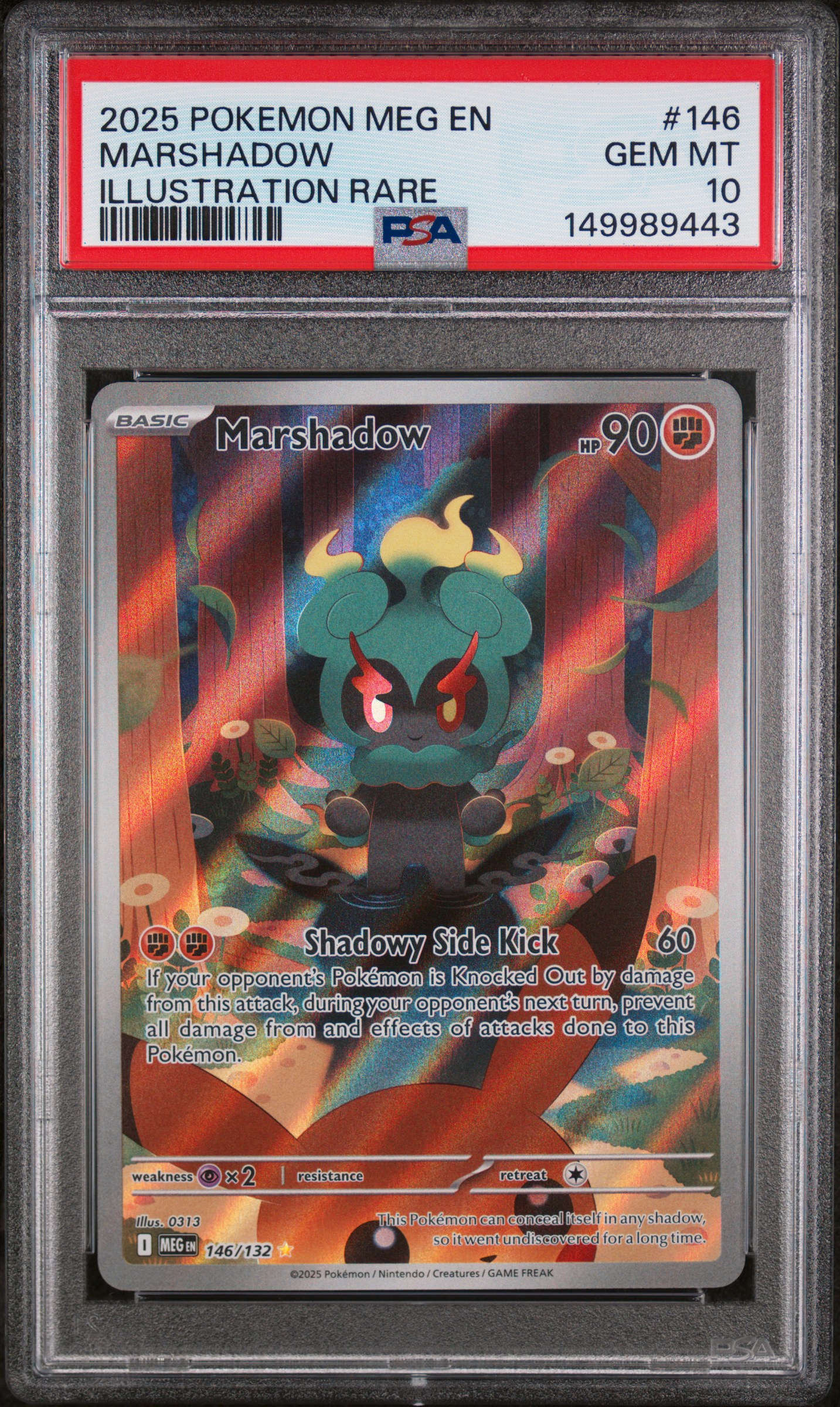 2025 #146 Marshadow PSA 10 Meg En-Mega Evolution