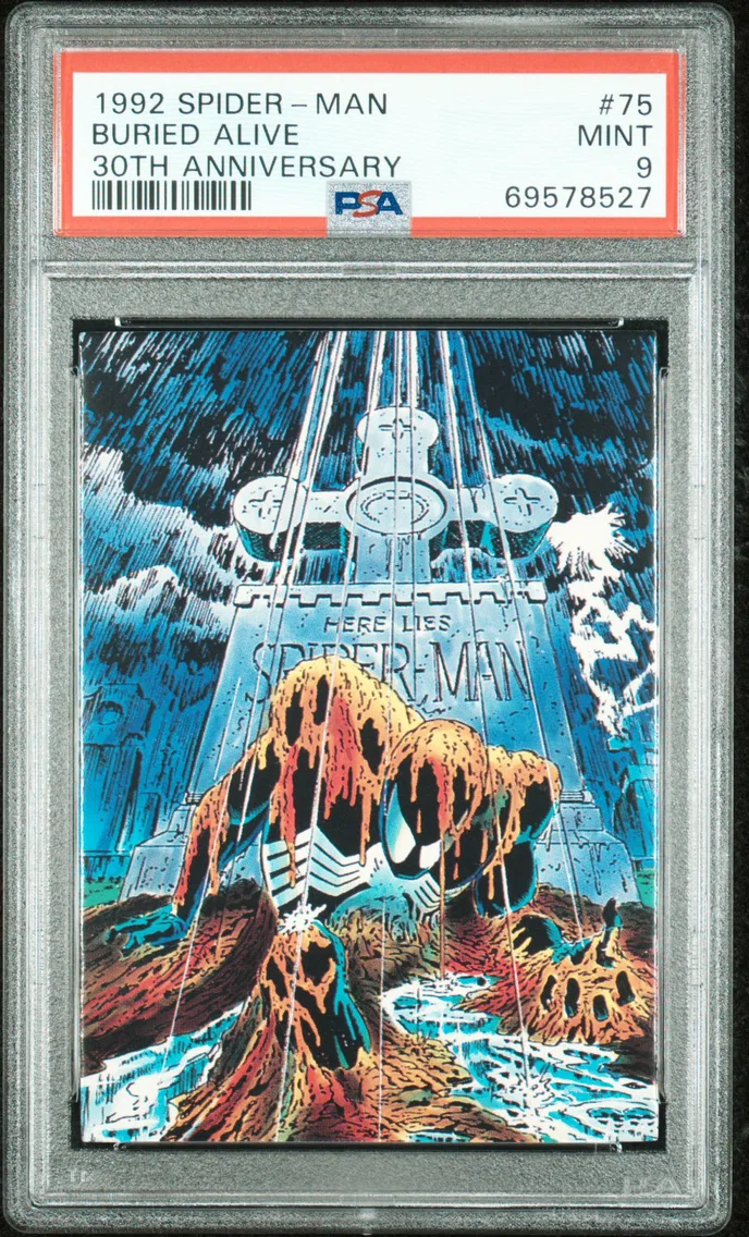 1992 #75 Buried Alive PSA 9 Spider-Man 30th Anniversary
