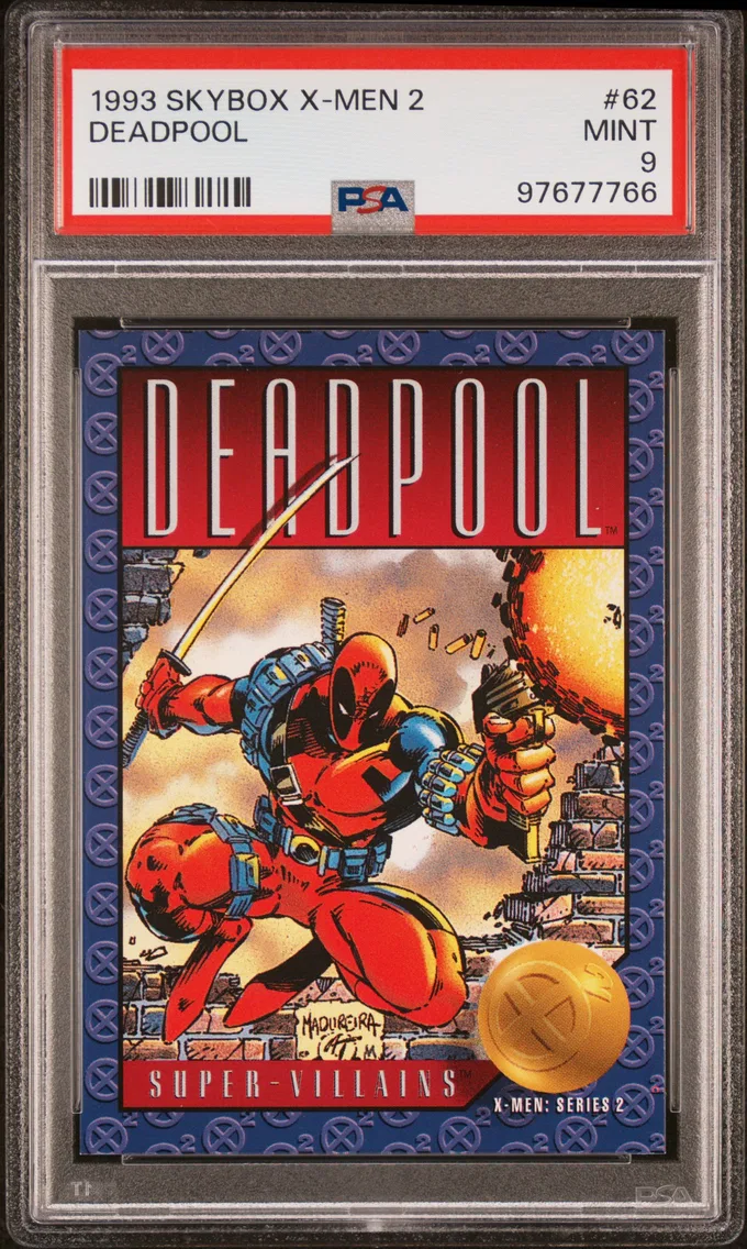 1993 #62 Deadpool PSA 9 Skybox X-Men 2