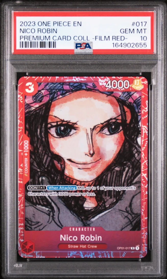 2023 #017 Nico Robin PSA 10 One Piece Premium Card Collection -One Piece Film Red-