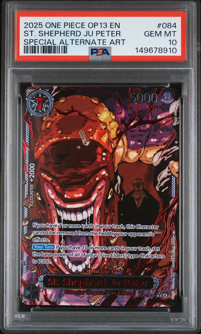 2025 #084 St. Shepherd JU Peter PSA 10 One Piece OP13-Carrying on His Will