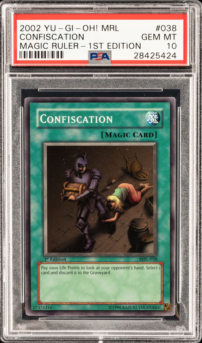 CONFISCATION MRL-038 MAGIC RULER | 1ST EDITION 2002 PSA 10