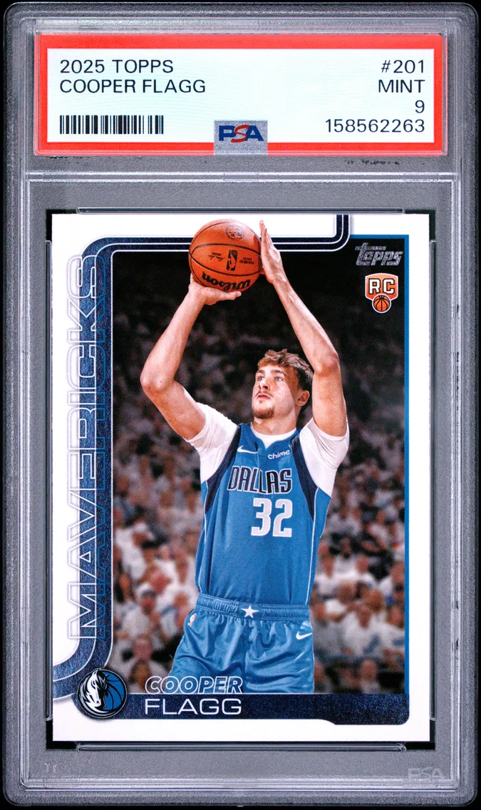 2025 #201 Cooper Flagg PSA 9 Topps