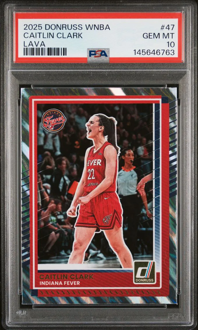 2025 #47 Caitlin Clark PSA 10 Panini Donruss WNBA