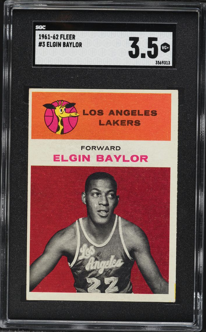 1961 #3 Elgin Baylor SGC 3.5 Fle