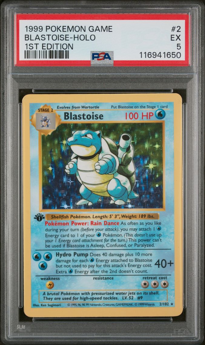 1999 #2 Blastoise-Holo 1st Editi