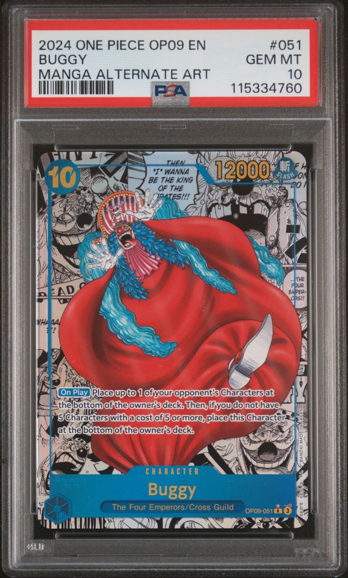 2024 #051 Buggy PSA 10 One Piece