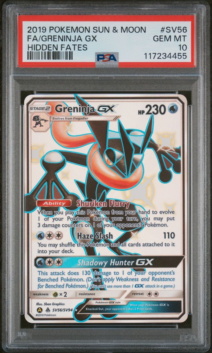 2019 #SV56 Full Art/Greninja GX 