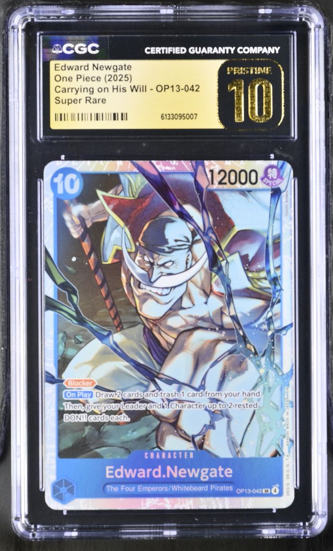 2025 #OP13-042 Edward Newgate CGC 10 Pristine Carrying on His Will (OP13) - English