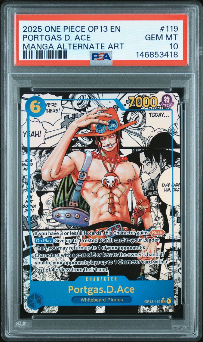 2025 #119 Portgas D. Ace PSA 10