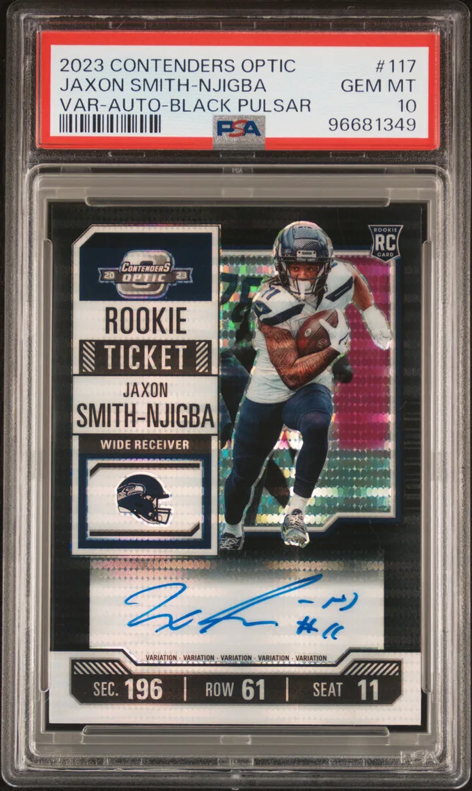 2023 #117 Jaxon Smith-Njigba PSA 10 Panini Contenders Optic