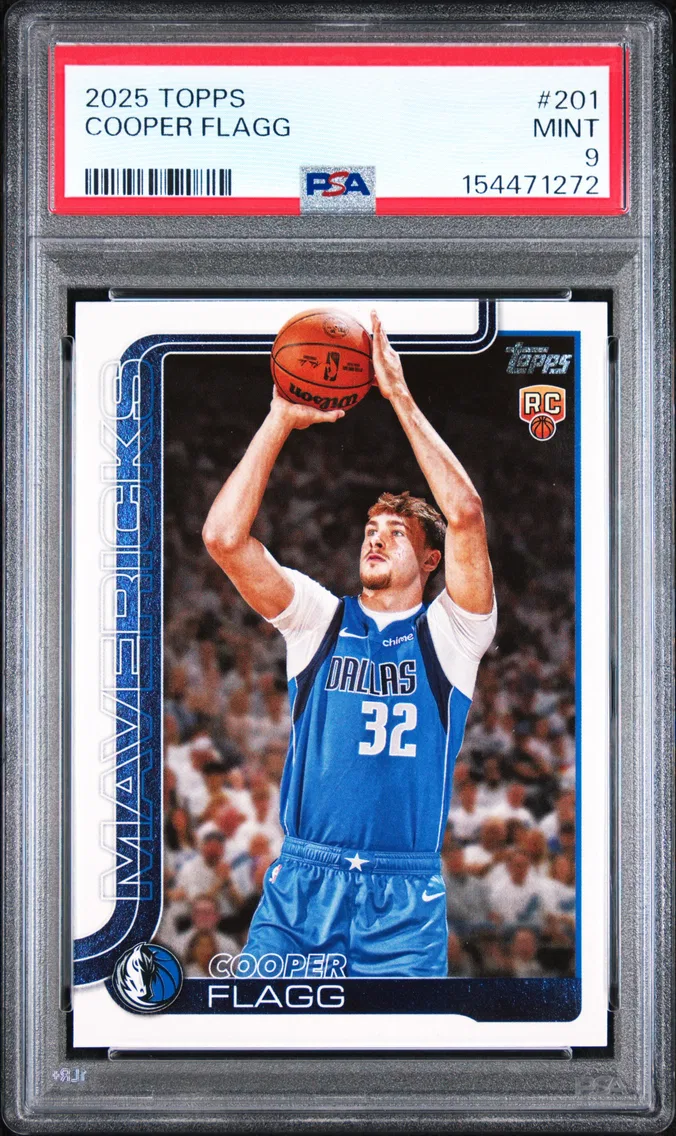 2025 #201 Cooper Flagg PSA 9 Topps