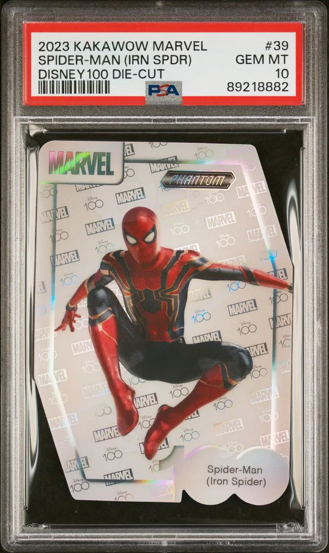 2023 #39 Spider-Man (Iron Spider) PSA 10 Kakawow Phantom DISNEY100 Marvel