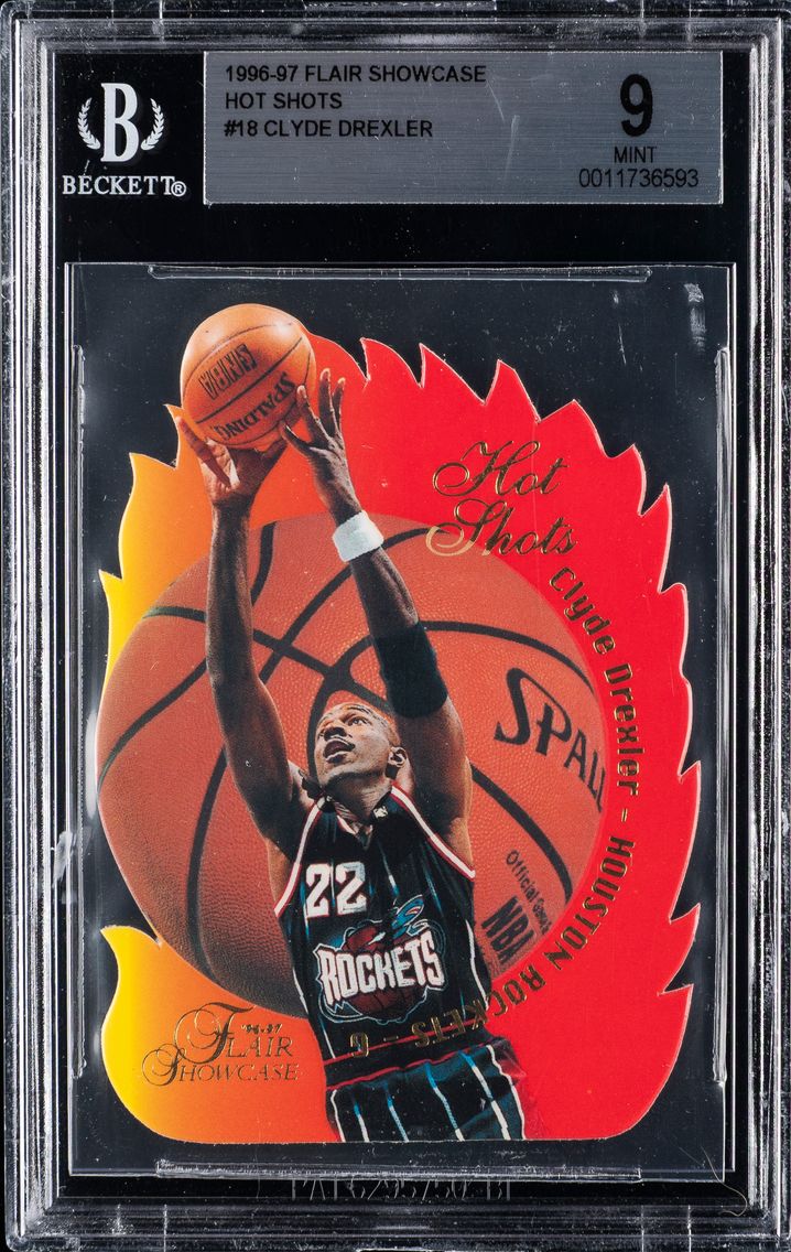 1996 #18 Clyde Drexler BGS 9 Fla