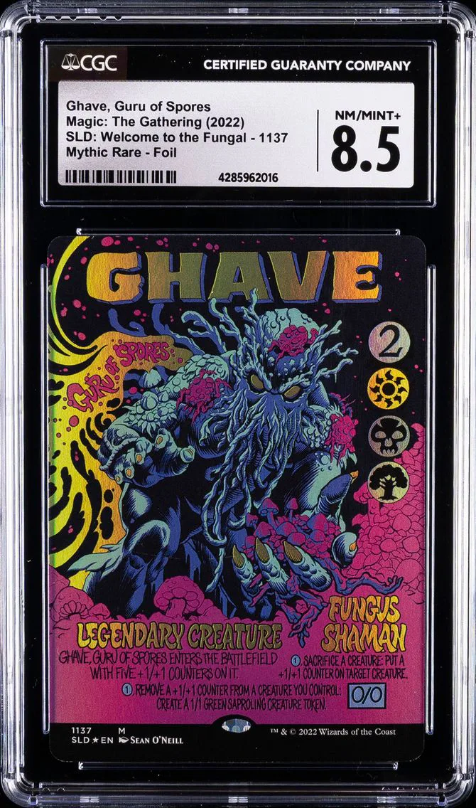2022 #1137 Ghave, Guru of Spores CGC 8.5 The Gathering - SLD: Welcome to the Fungal Magic:
