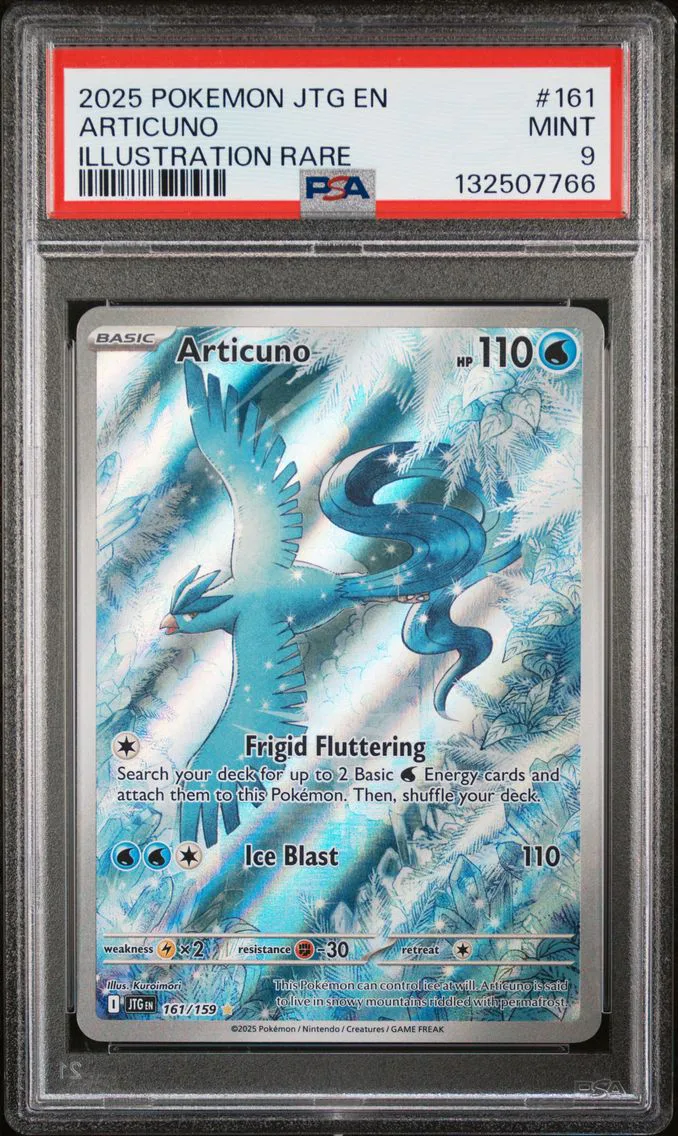 2025 #161 Articuno PSA 9 Jtg EN-Journey Together