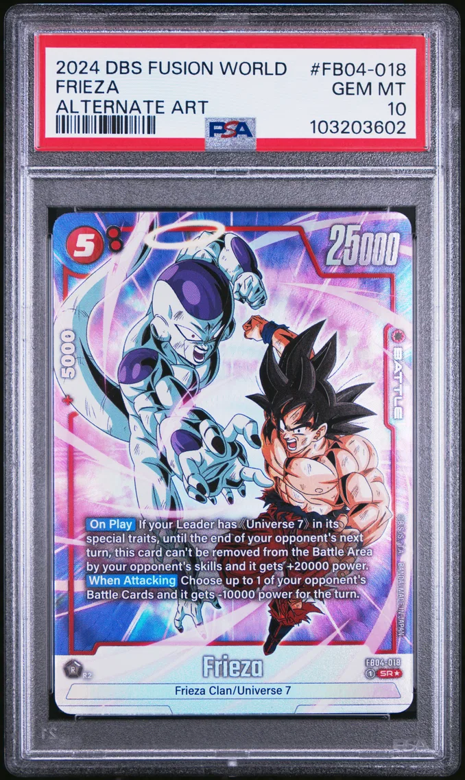 2024 #FB04-018 Frieza PSA 10 Dragon Ball Super Card Game Fusion World Ultra Limit