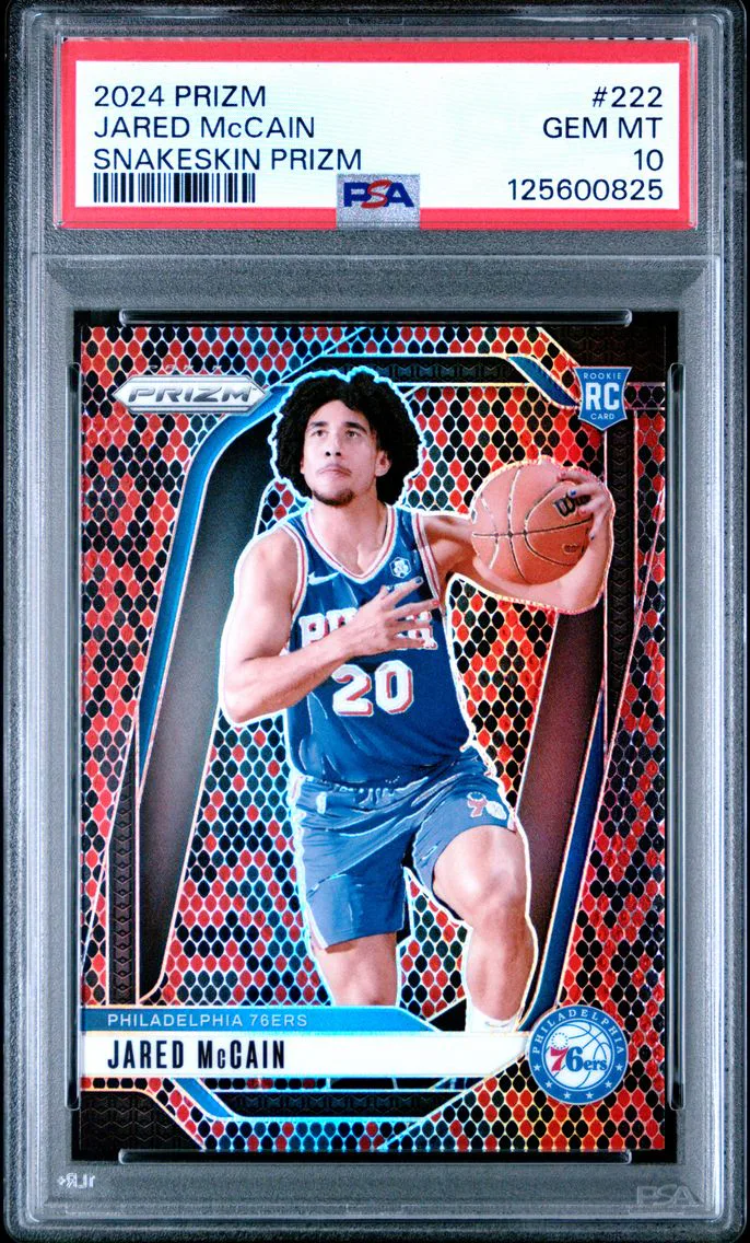 2024 #222 Jared McCain PSA 10 Panini Prizm