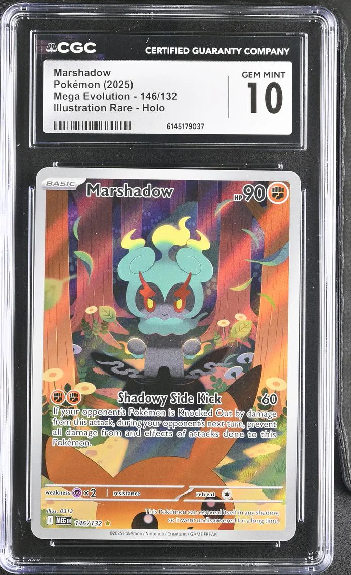 2025 #146 Marshadow CGC 10 Mega Evolution - MEG EN - English