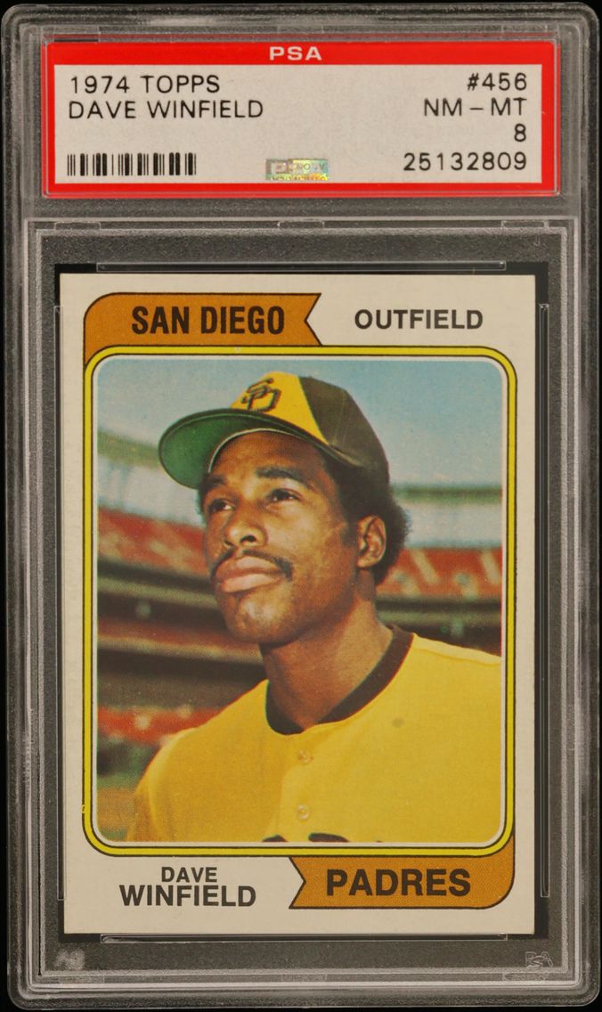 1974 #456 Dave Winfield PSA 8 To