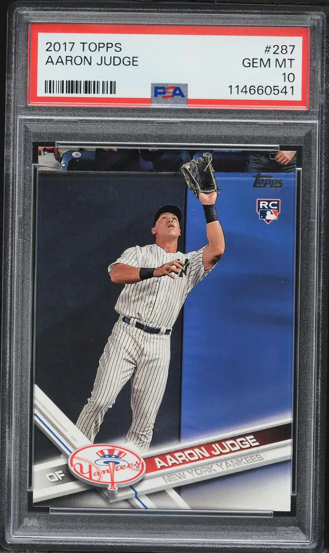 2017 #287 Aaron Judge PSA 10 Topps Baseball