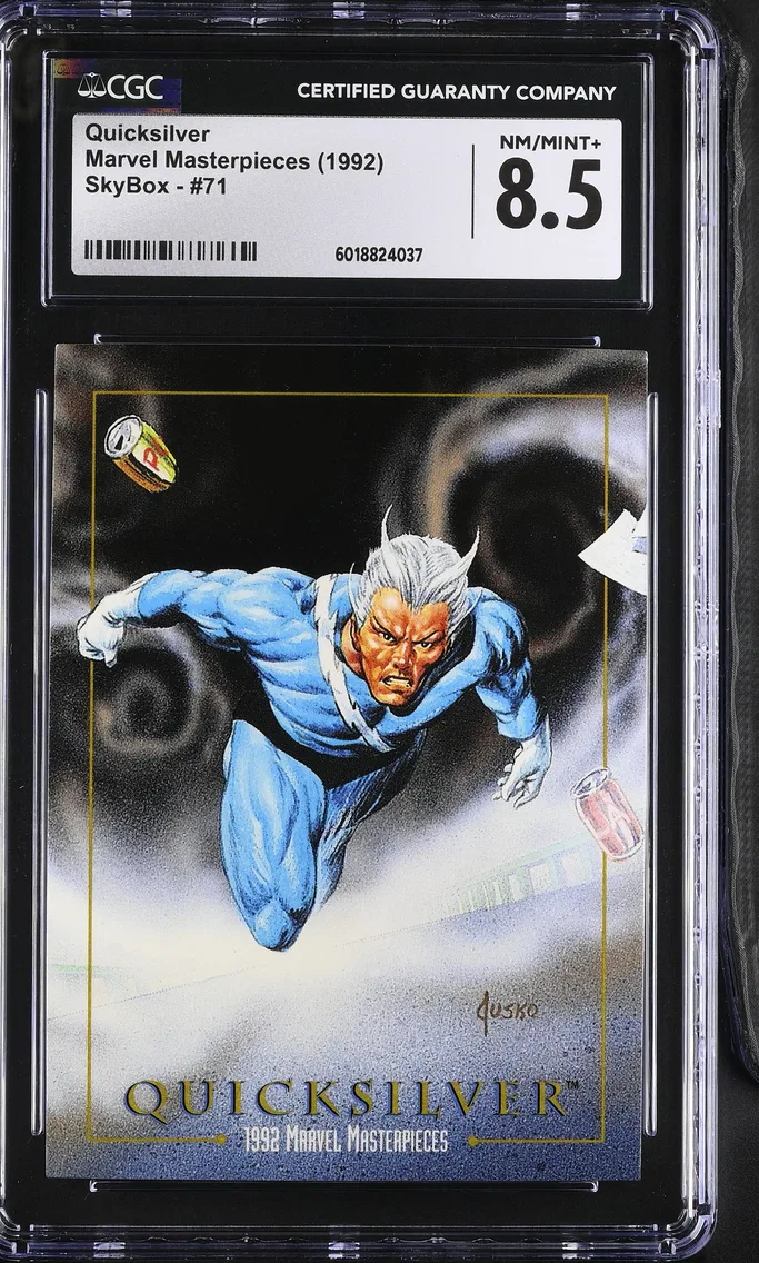 1992 #71 Quicksilver CGC 8.5 Marvel Masterpieces (1992) - English